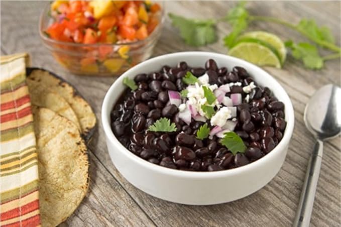 Classic Provisions Dried Black Beans, 10 lb Bag – Ethically Sourced Dried Beans – Gluten-Free, All Natural Fiber & Protein Source – Bulk Beans – Use in Refried Beans, Chili – with Less Sodium