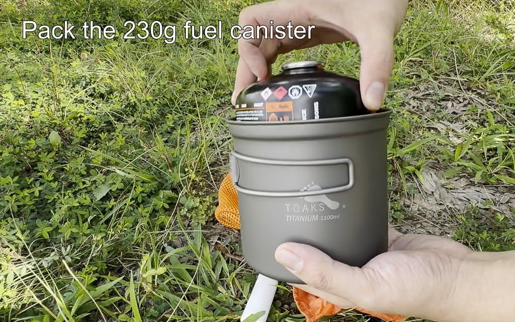 TOAKS Titanium 1100ml Pot with Pan
