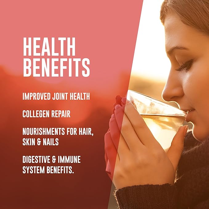 LonoLife Tomato Beef Bone Broth Powder Mix | Grass-Fed, 10g Protein | Collagen-Rich, Keto & Paleo Friendly | Natural Ingredients | 10 Portable Stick Pack Servings