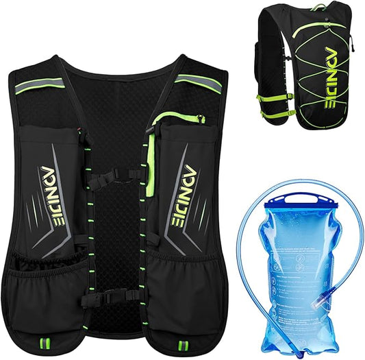 Azarxis Hydration Running Vest Backpack Pack 5L 5.5L for Women and Men Jogging Trail Race Marathon Cycling Hiking