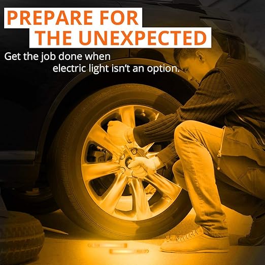 Cyalume-9-08005 SnapLight Orange Glow Sticks ??6 Inch Industrial Grade, Ultra Bright Light Sticks with 12 Hour Duration (Pack of 10)