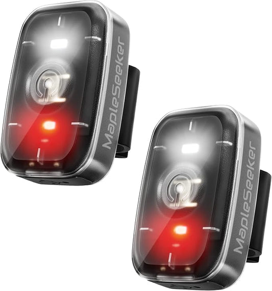 LED Safety Light, Clip On Strobe/Running Lights for Runners, Bike Tail Light with 5 Lighting Modes, High Visibility Accessories for Cycling, Hiking, Dogs and Kids