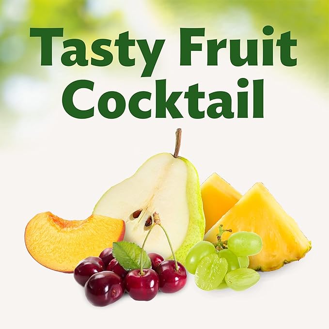 DEL MONTE Fruit Cocktail in Heavy Syrup, Canned Fruit, 12 Pack, 15.25 oz Can