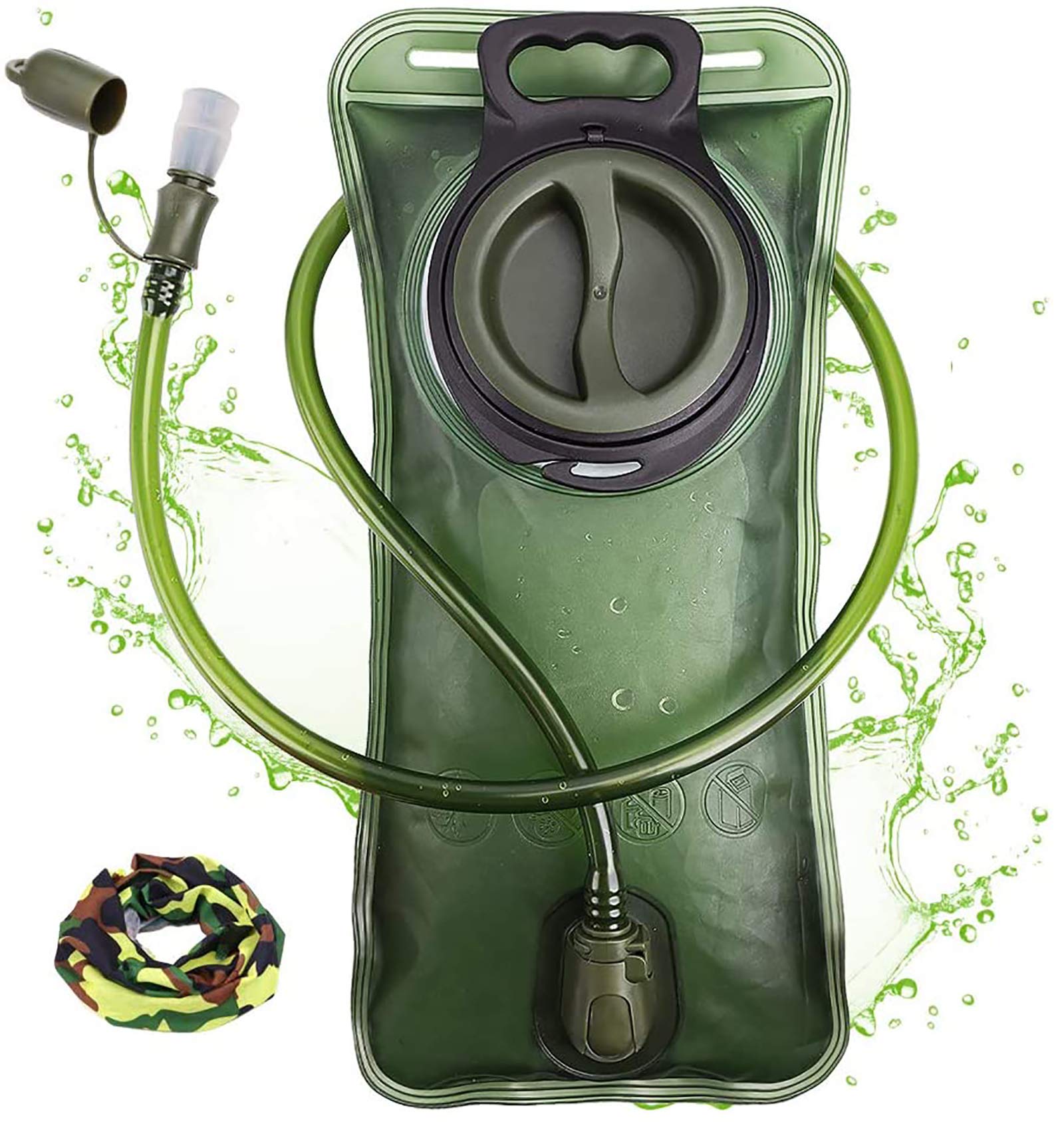 Hydration Bladder, 3L Water Bladder for Hiking Backpack, BPA-Free Leak Proof Water Reservoir