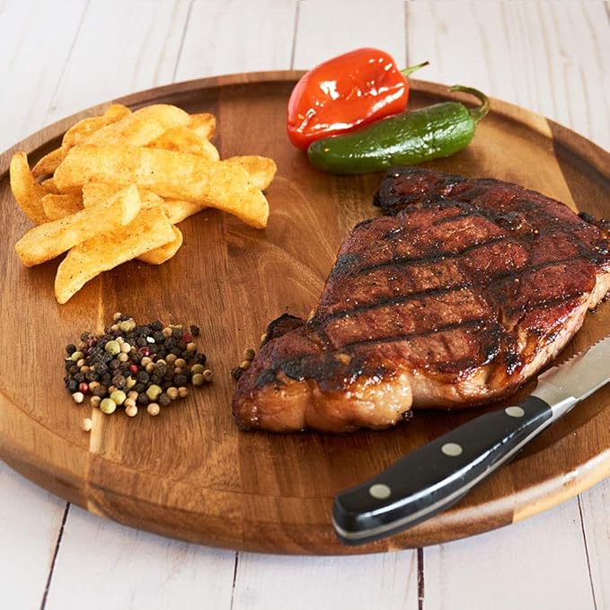 Nebraska Star Beef Prestige Steaks - 12 Packs with Signature Seasoning (12-14oz Ribeyes)