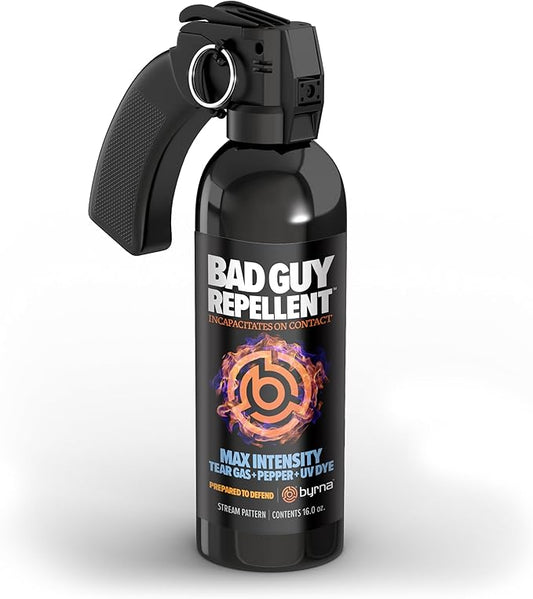 Byrna BGR Pepper Spray - Maximum Stopping Power | Attacker Tracker UV Marking DYE Technology |