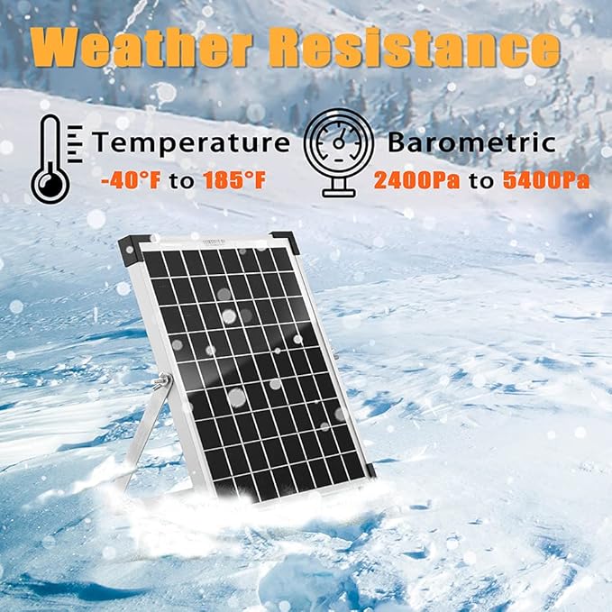 10 Watt 12V Solar Panel Kit Battery Maintainer Trickle Charger, with Waterproof 5A 12V/24V PWM Solar Charge Controller and Adjustable Solar Panels Mount Rack Bracket (10 Watt with Accessories)