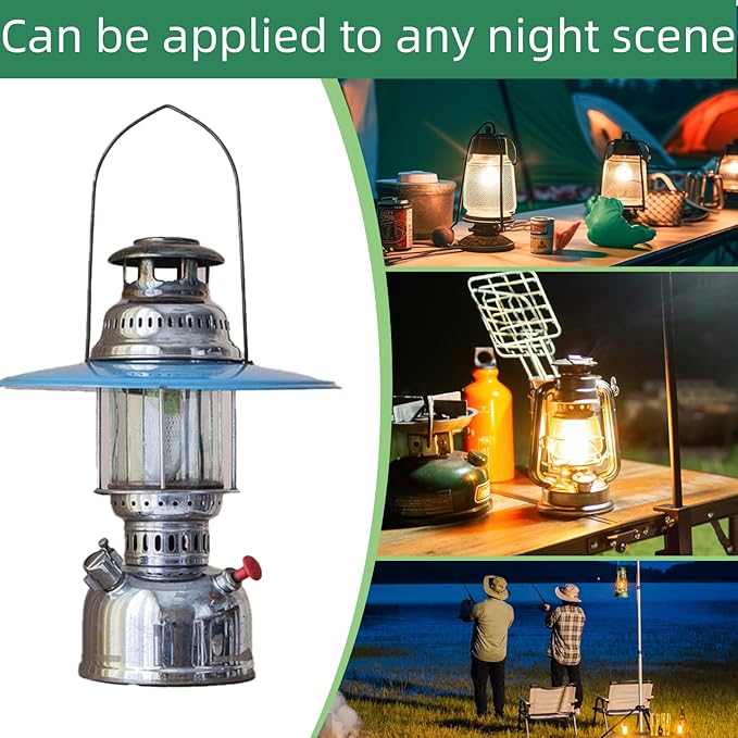 10 Pack U-Shaped Lantern Mantles,Propane Lantern Mantle,Upgrade Camping Lamp Mantle,Gas Lamp Mantles Perfect for Outdoor Camping Fueled Lighting