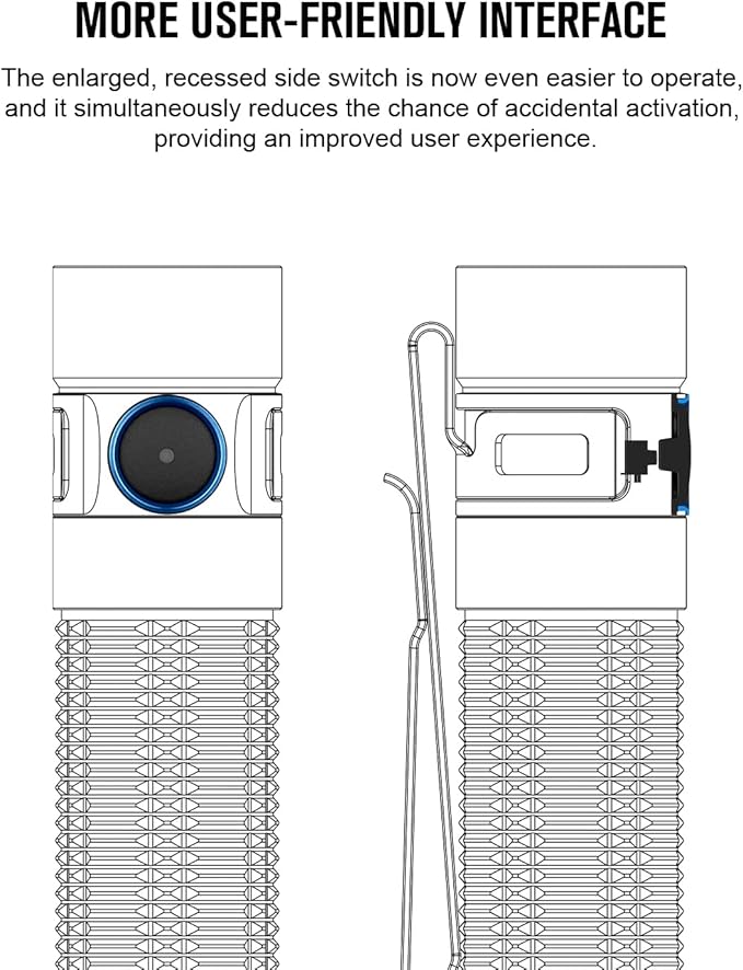 OLIGHT Baton3 Pro Max 2500 Lumens Rechargeable Compact EDC Light with Safety Proximity Sensor, LED High Lumens Pocket Flashlight for Camping, Hiking, Emergency (Neutral White Light: 4000~5000K)