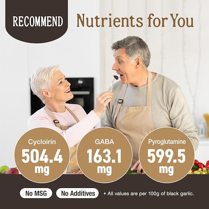 Black Garlic 7 oz (200 g) Japanese Fermented Superfood, Whole Bulbs