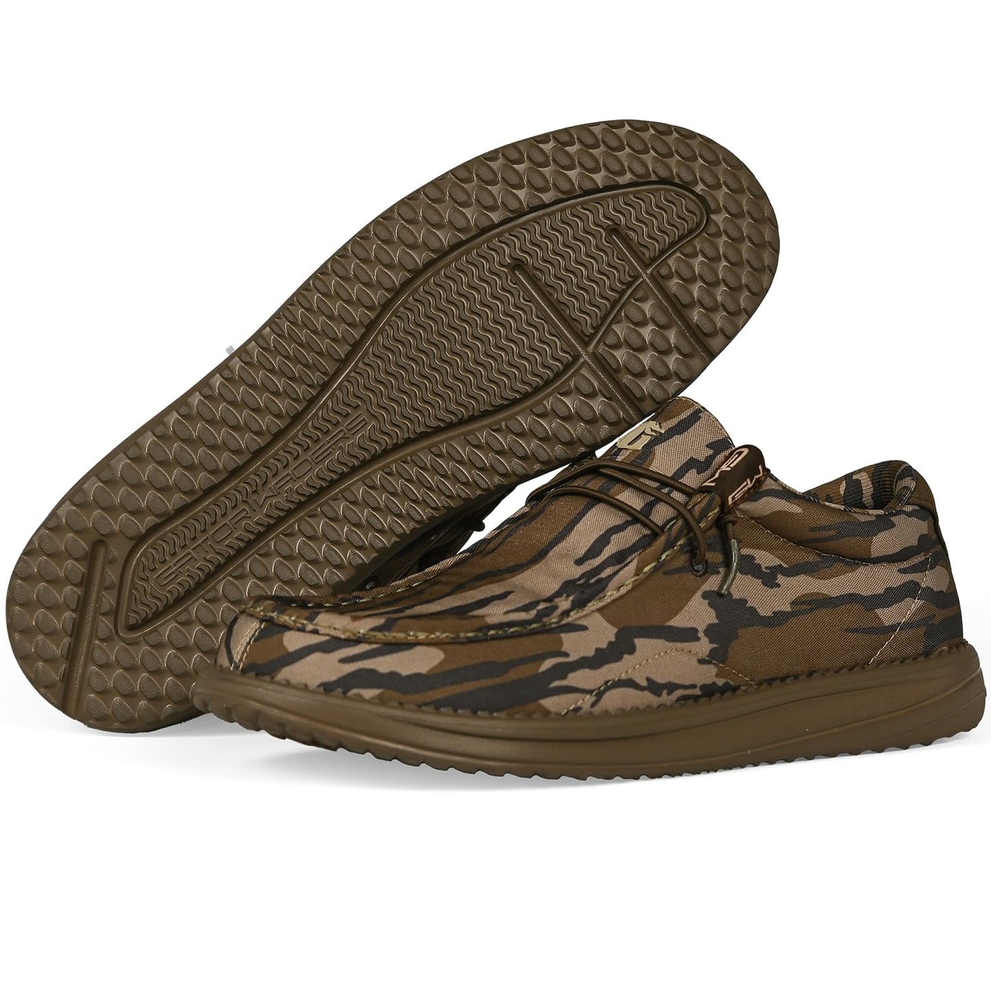 Gator Waders Mens Casual Shoes – Men's Loafers & Slip-Ons Camp Shoes with No-Tie Laces -Arch