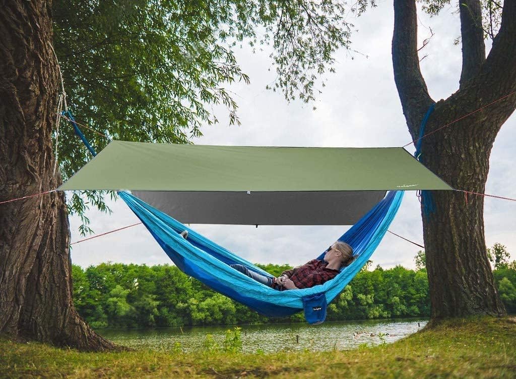 Unigear Hammock Rain Fly Waterproof Camping Tent Tarp for Backpacking