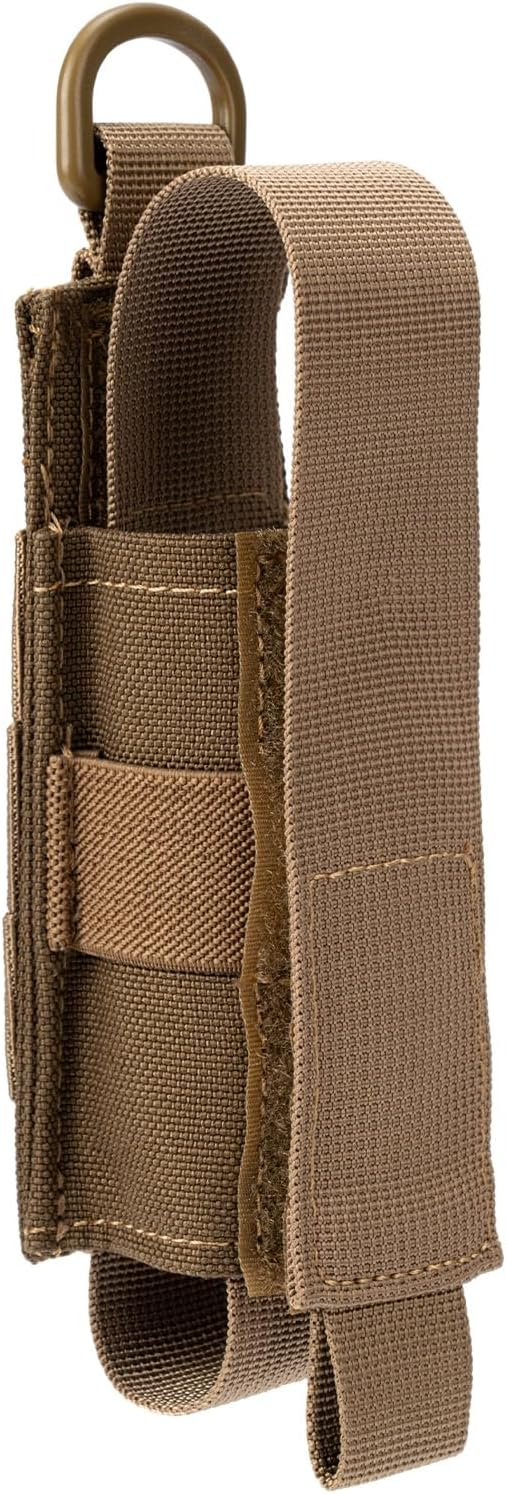 Tactical Flashlight Holster MOLLE Torch Holder MK4 OC/Mace Pepper Spray Canister Carrier EDC Flash