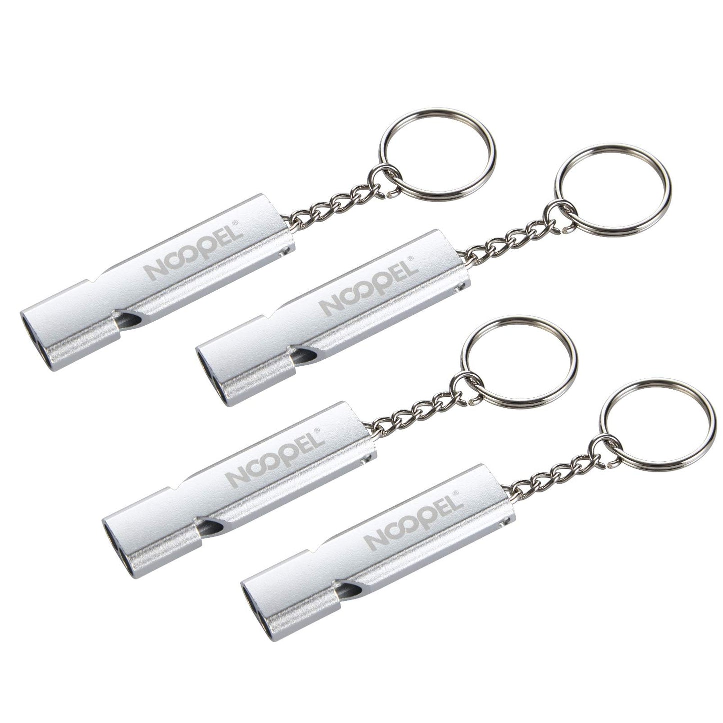 Noopel Emergency Whistles Lifeguard Safety Whistle with Lanyard and Keychain for Outdoor Camping