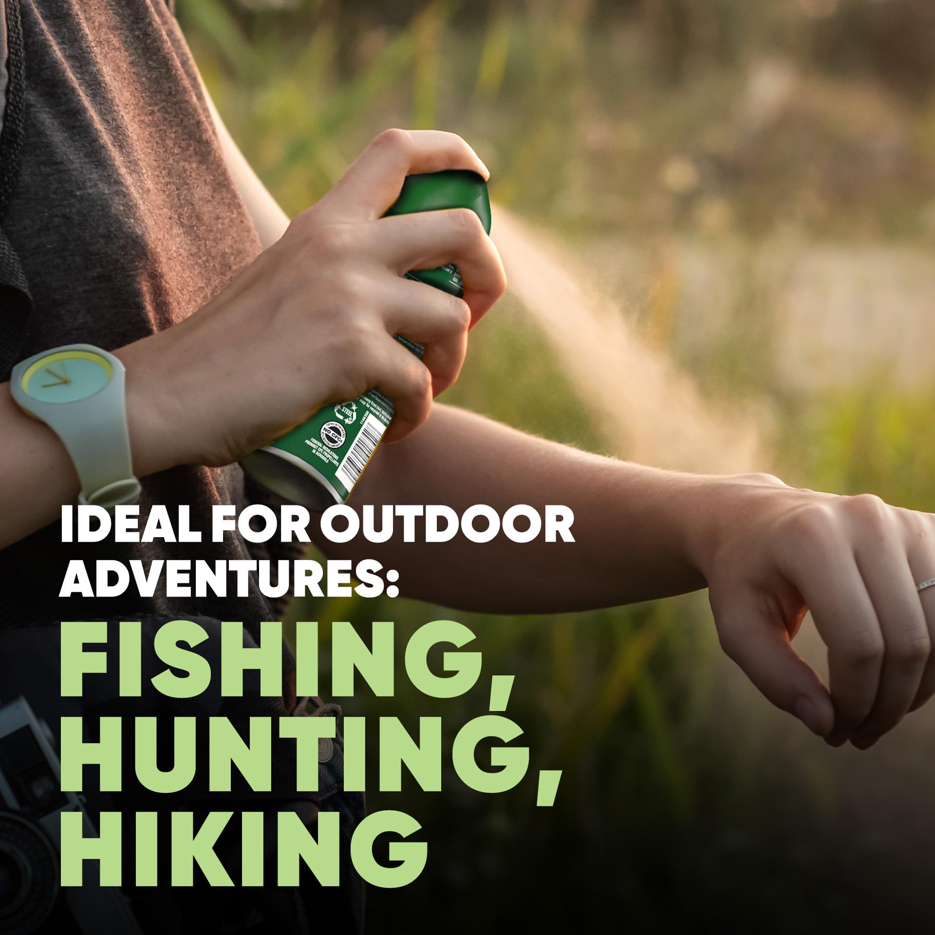 OFF! Deep Woods Insect Repellent Aerosol, Dry, Non-Greasy Formula, Bug Spray with Long Lasting