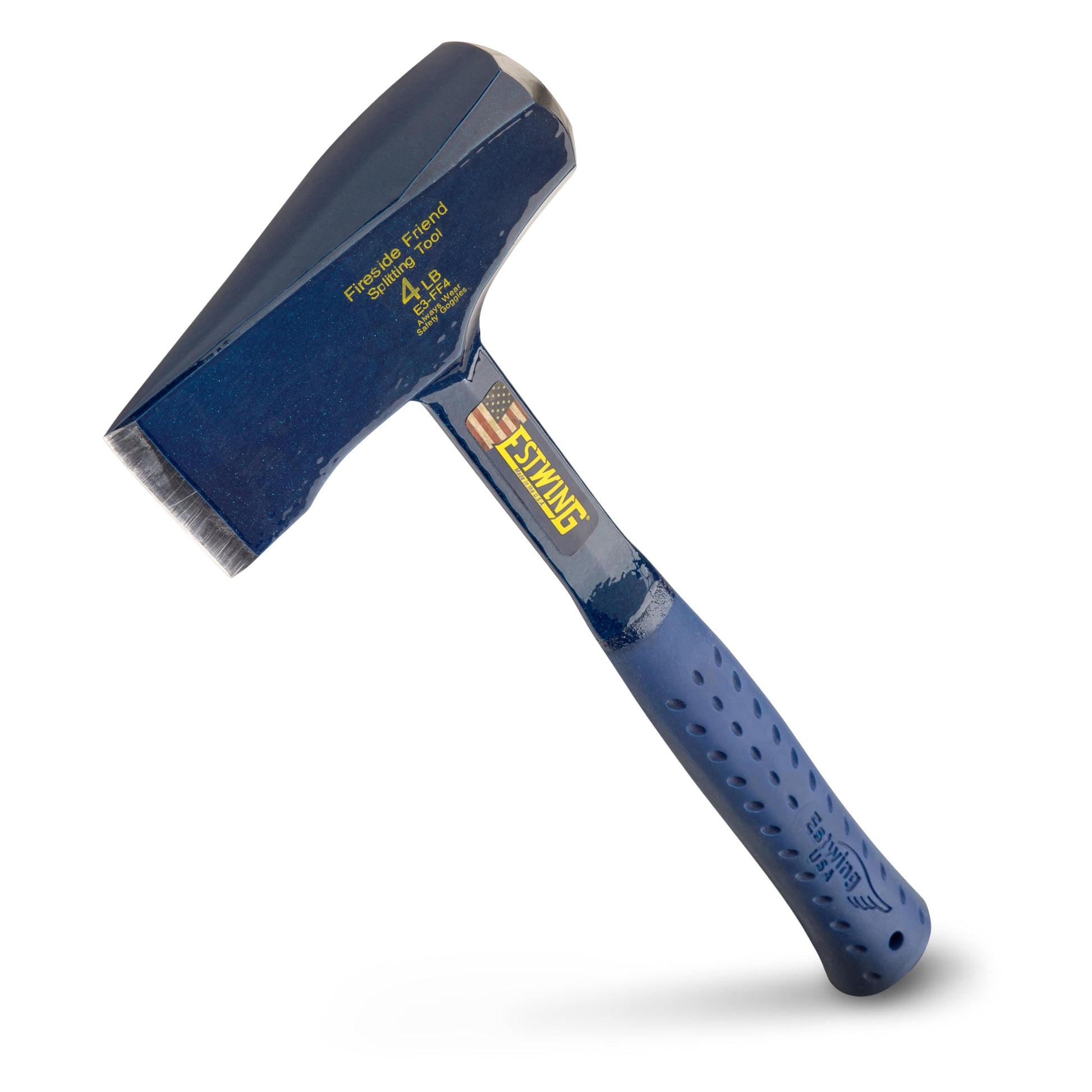 ESTWING Fireside Friend Axe - Blue USA Made 14" Wood Splitting Maul with Forged Steel Construction