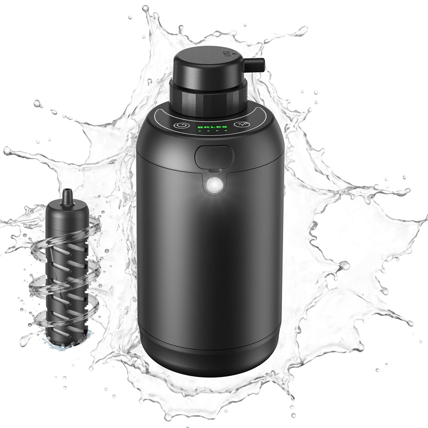 Electric Portable Water Filter for Camping, Hiking, Backpacking, Travel & Emergency Preparedness