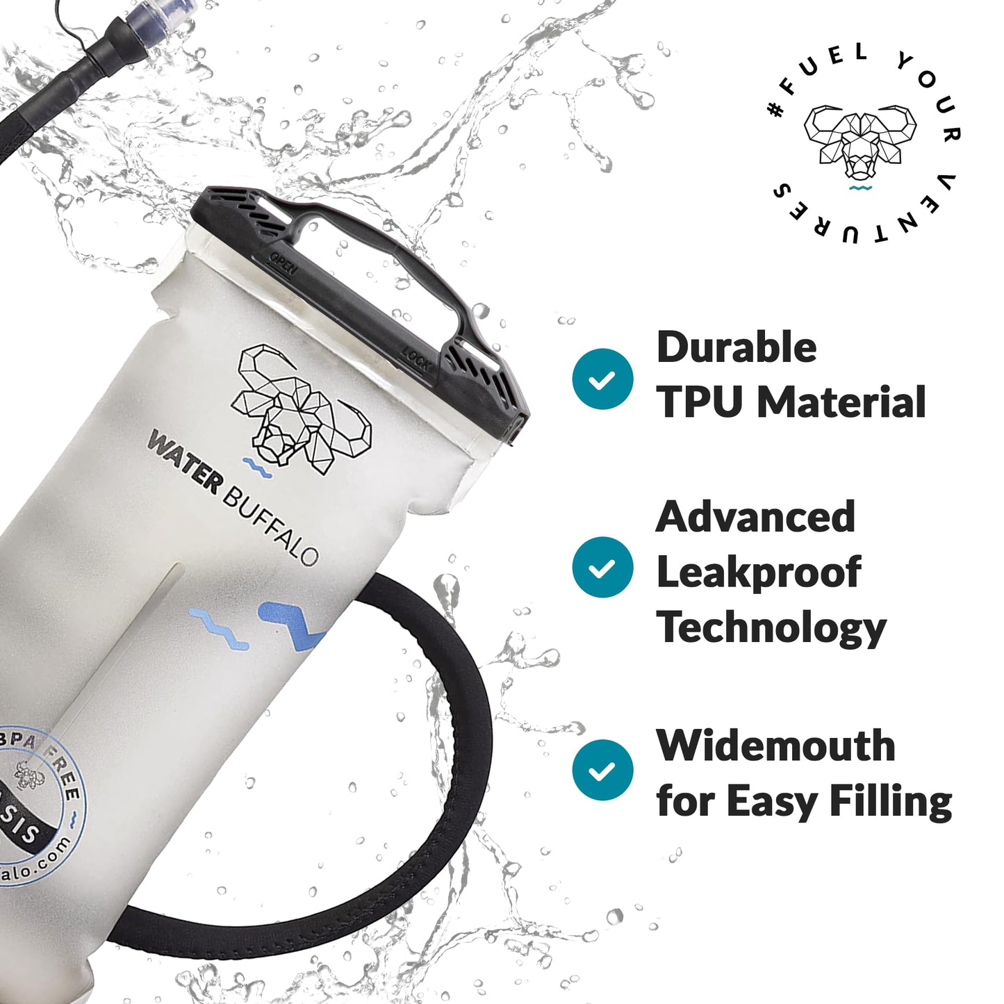 Water Buffalo Oasis 2L Hydration Bladder