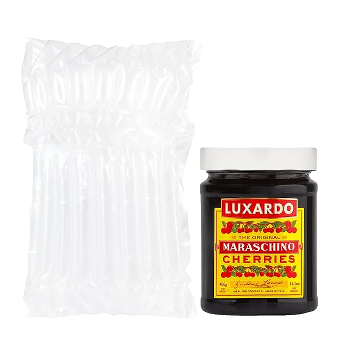 Luxardo Gourmet Cocktail Maraschino Cherries | for Old Fashioned, Manhattan and Desserts | Packed in Special Protective Bubble | 400G Jar (Pack of 3)
