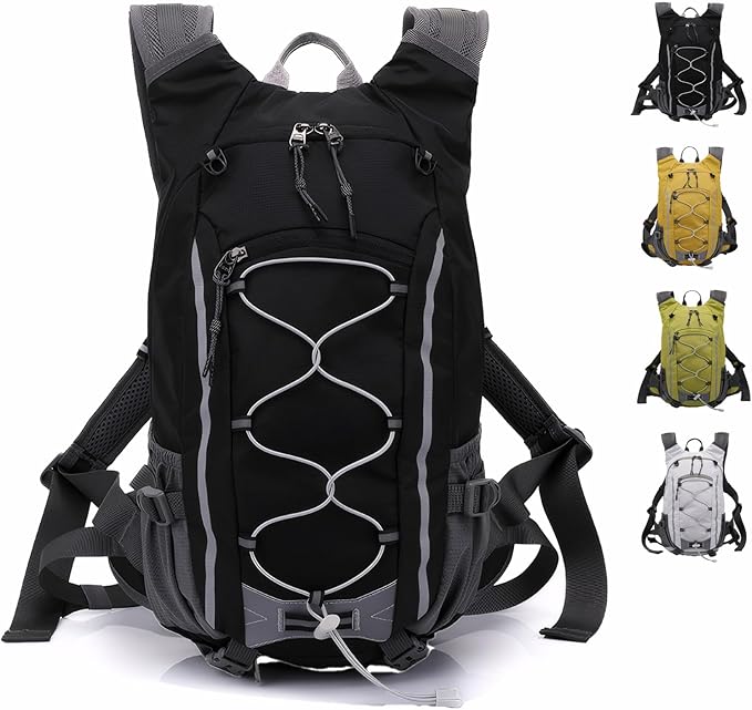Small Hiking Backpack Lightweight Waterproof Daypack for Camping Cycling Fitness Outdoor Sports - Women Men Teens