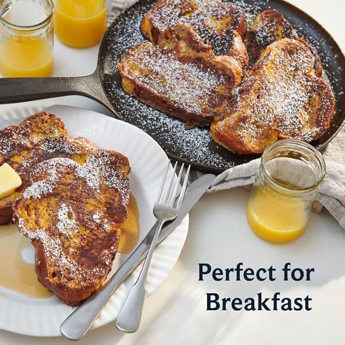 Field Company 10-Inch Round Cast Iron Griddle ??No.9, Flat Top, Lightweight & Smooth, Preseasoned with Organic Oil ??Made in USA, Non-Toxic, Vintage Design ??Cooks French Toast, Hash Browns & Sliders