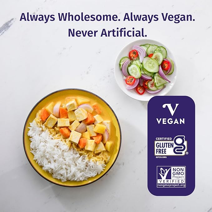 Watcharee's Thai Yellow Curry Sauce, Authentic Handcrafted Recipe, Vegan, Non-GMO, Gluten-Free - Pack of 2, 9.8 fl oz Per Jar
