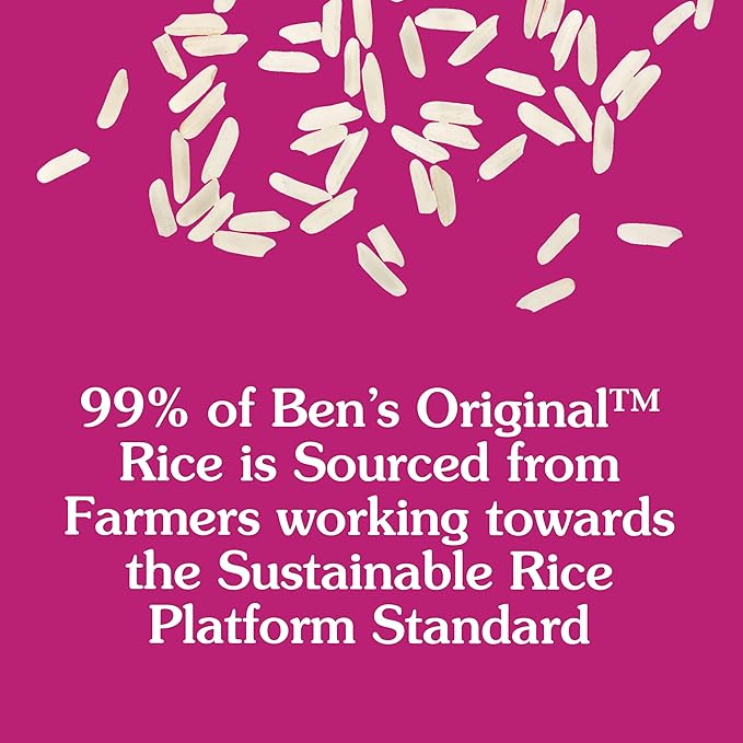 BEN'S ORIGINAL Ready Rice Whole Grain Medley Flavored Rice, Easy Dinner Side, 8.5 Oz Pouch (Pack of 12)