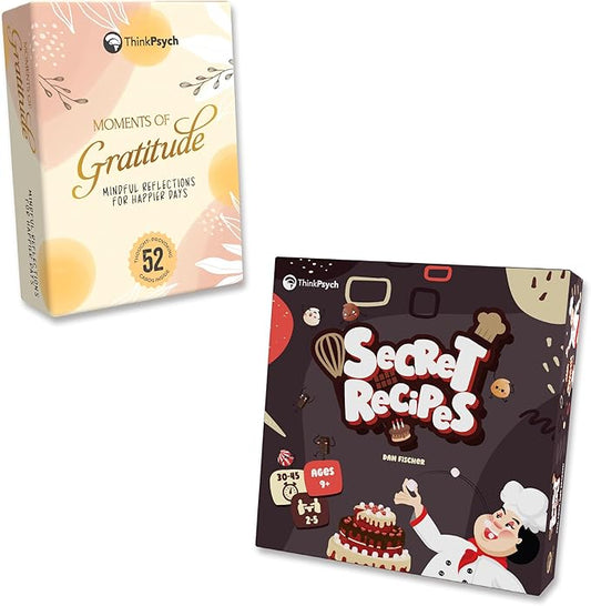 ThinkPsych Gratitude & Secret Recipes Bundle ??Cultivate Positivity and Family Fun