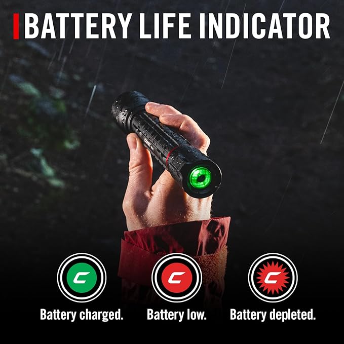 Coast XP14R 4500 Lumen USB-C Rechargeable LED Flashlight with Slide Focus®?¯and Pure Beam® Focusing Optic, 5 Light Modes