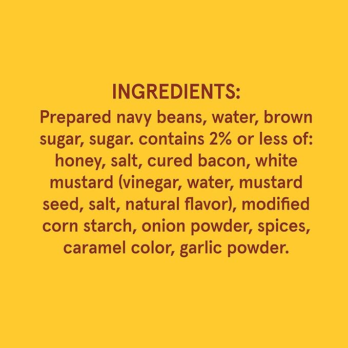 BUSH'S BEST 16 oz Canned Honey Sweet Baked Beans, Source of Plant Based Protein and Fiber, Low Fat, Gluten Free, (Pack of 12)