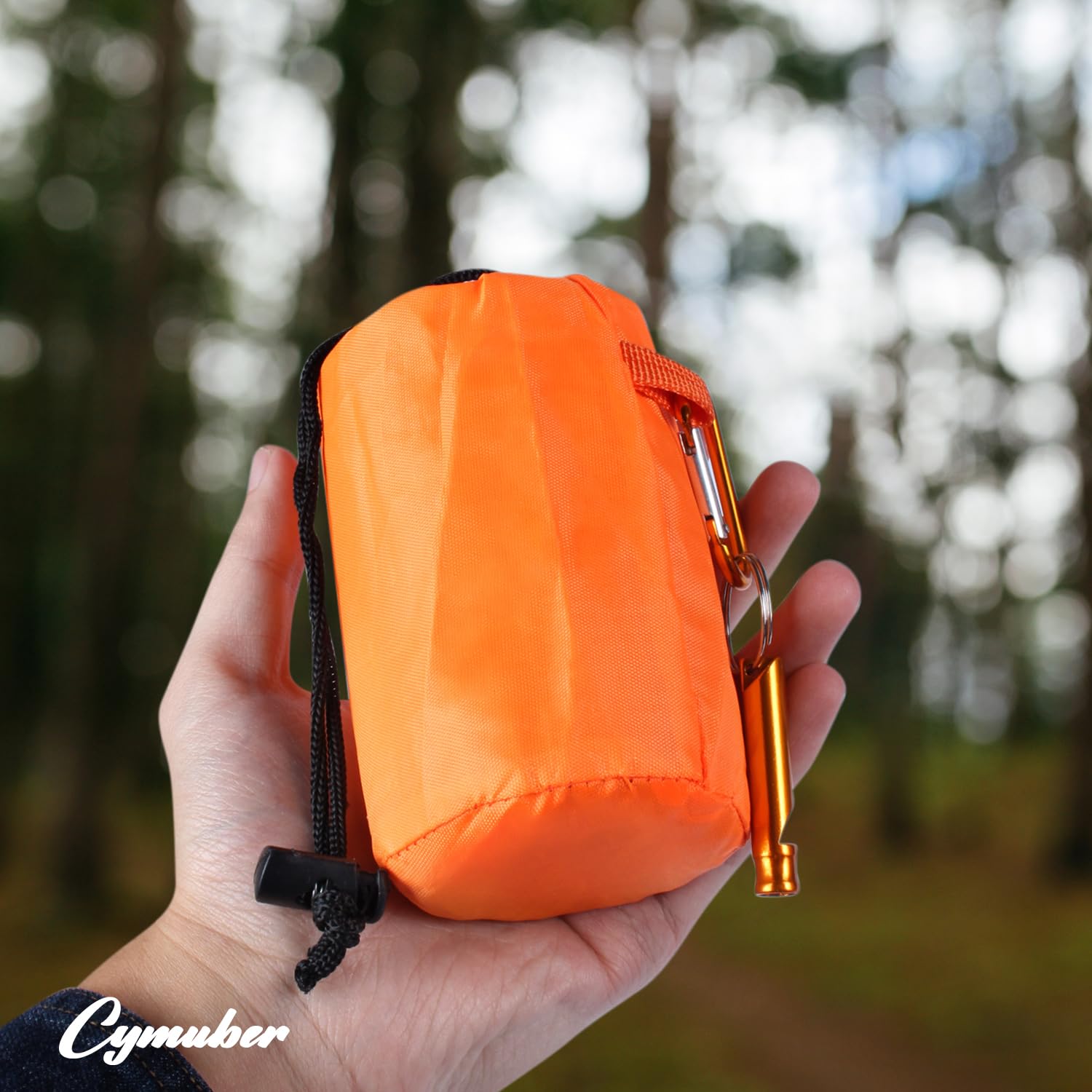 Emergency Sleeping Bag Survival Bag, Cymuber Portable Waterproof Thermal Bivy Sacks Tac Bivvy