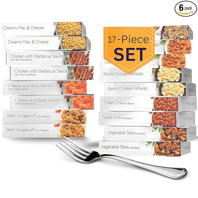 HMR Variety Entrée Packs |Pre-packaged Lunch or Dinner to Support Weight Loss| Ready to Eat Meals |10-20 grams of Protein per Entrée | Low Calorie Food | 7-8oz Servings per Meal (8 Ounce (Pack of 17))