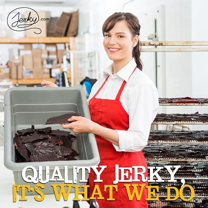 Jerky.com Hot Jerky Sampler - Featuring Habanero, Ghost Pepper, Carolina Reaper, and Classic Hot Beef Jerky - Perfect for Heat Seekers and Flavor Enthusiasts - Great Gift for Men (4 Flavors - 1 oz. bags)