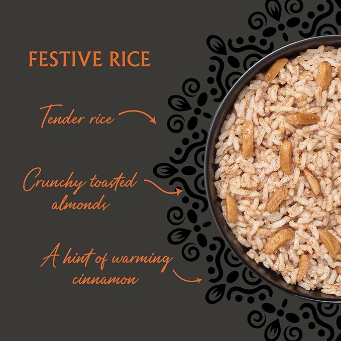 Mina Saffron Rice, Festive Rice, Pearl Couscous, Variety Pack of 6, Ready to Eat, Microwavable, Couscous Pearls, Side Dishes, Vegan Protein, Non-GMO, Kosher