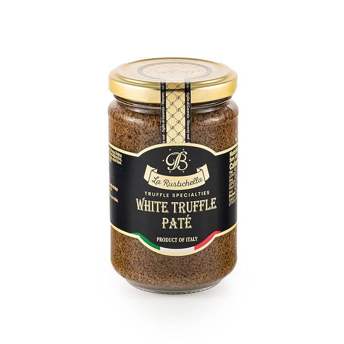 La Rustichella - White Truffle Patè 9.88 oz (280 gr) - 100% Made in Italy | Vegan, Gluten-Free, Cholesterol-Free