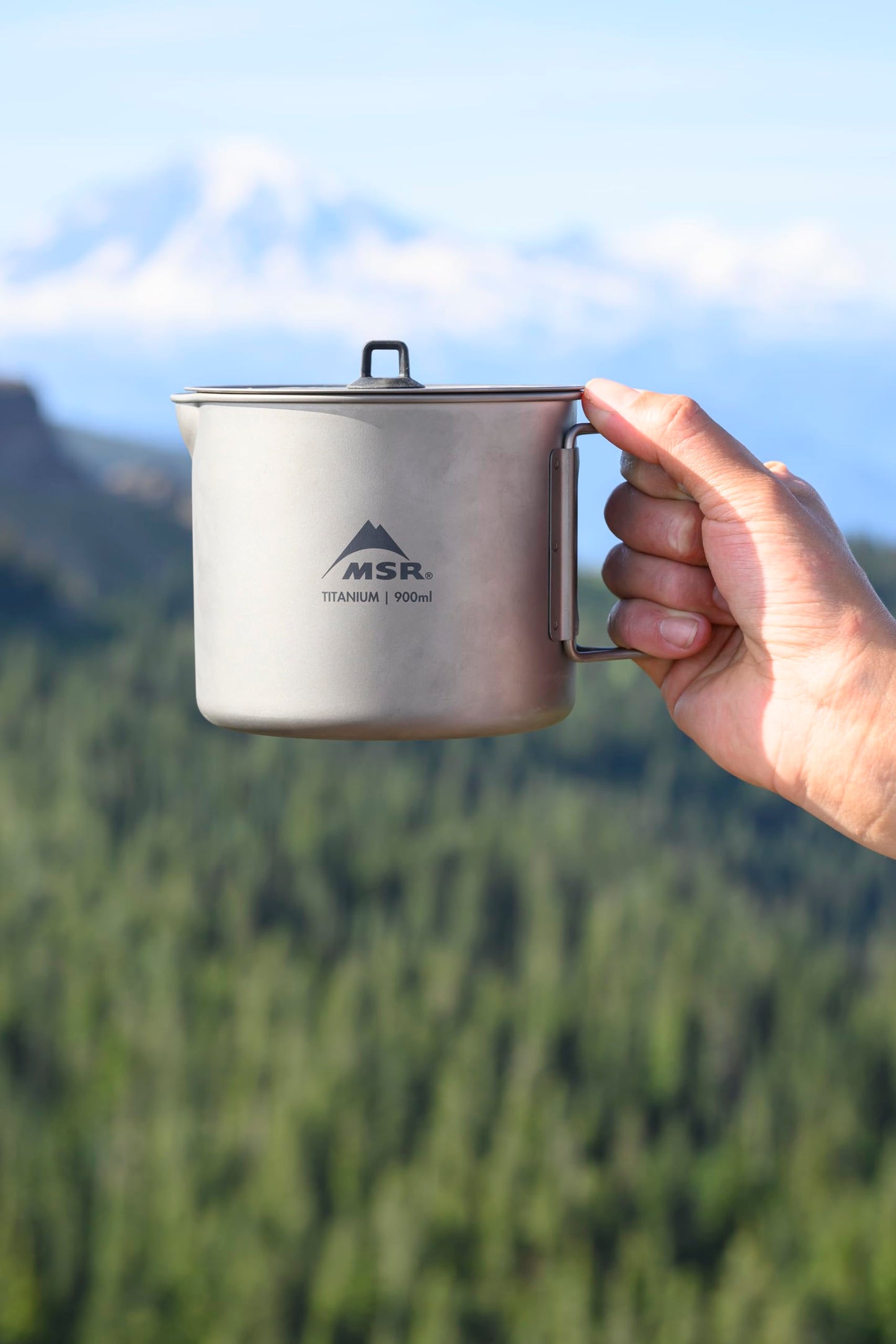 MSR Titan Titanium Camping Kettle, 900 mL