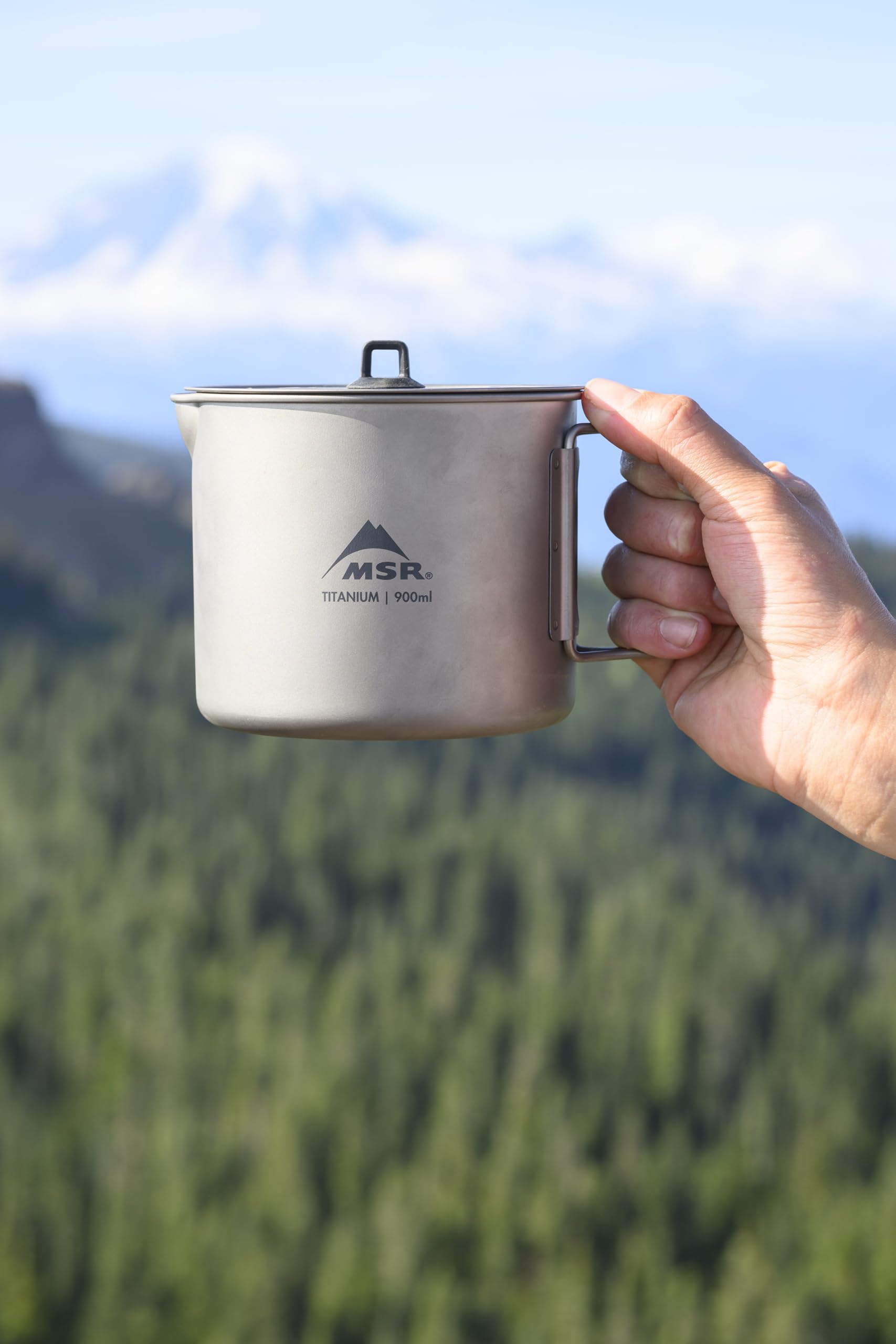 MSR Titan Titanium Camping Kettle, 900 mL