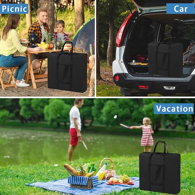 Solar Panel Storage Bag Compatible with Jackery Solars Panel 100 Watt,Waterproof Solar Panel Bags,Dustproof Carrying Case with Pocket,21.7''L x3.9''W x 25.6''H(Bag Only)