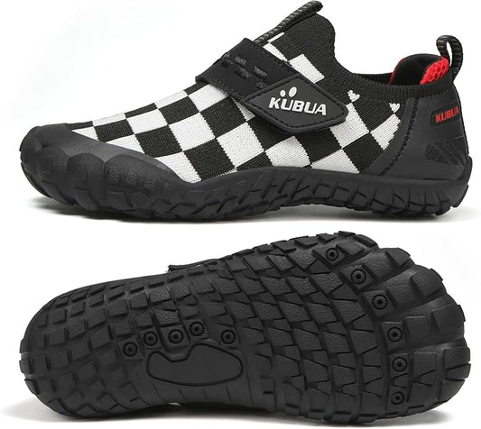 KUBUA Kids Hiking Water Shoes Boys Girls Barefoot Shoes Multifunctional Tennis Sneakers Toddler Little Big Kid