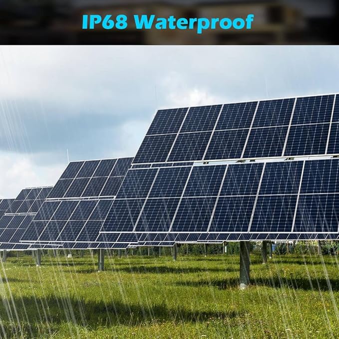 SUNGOLDPOWER 550W Solar Panel 20PCS,Monocrystalline,High Efficiency,IP68 Waterproof for Charging 12V/24V/36V/48V Battery on Roof,Yard,Farm,Marine,on/Off Grid System UL61730(Total 11000W)