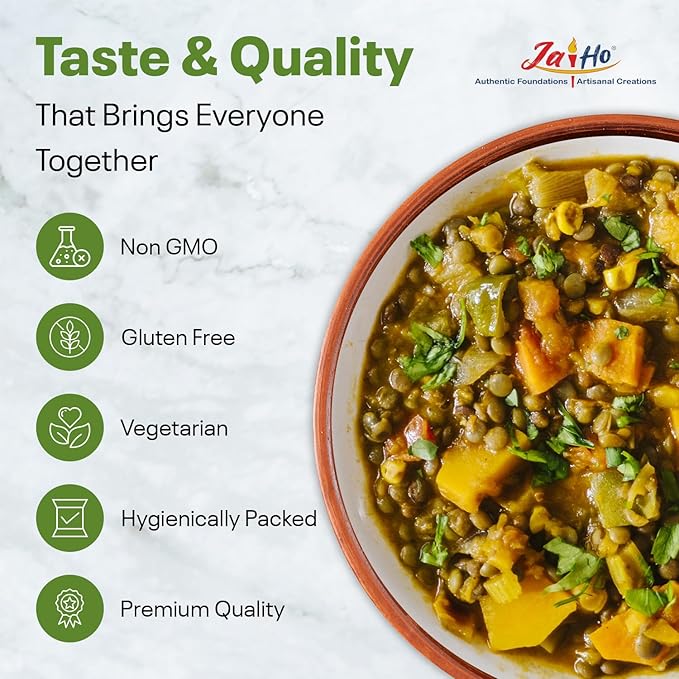 Jai Ho Certified Organic Kabuli Chana Garbanzo Beans 4 lb | Chickpeas Lentils | Indian Kabuli Chole Chana | USDA Organic | Non-GMO | Chemical-Free | Premium Quality Kosher (4 Pound, Moong Dal (With Skin))