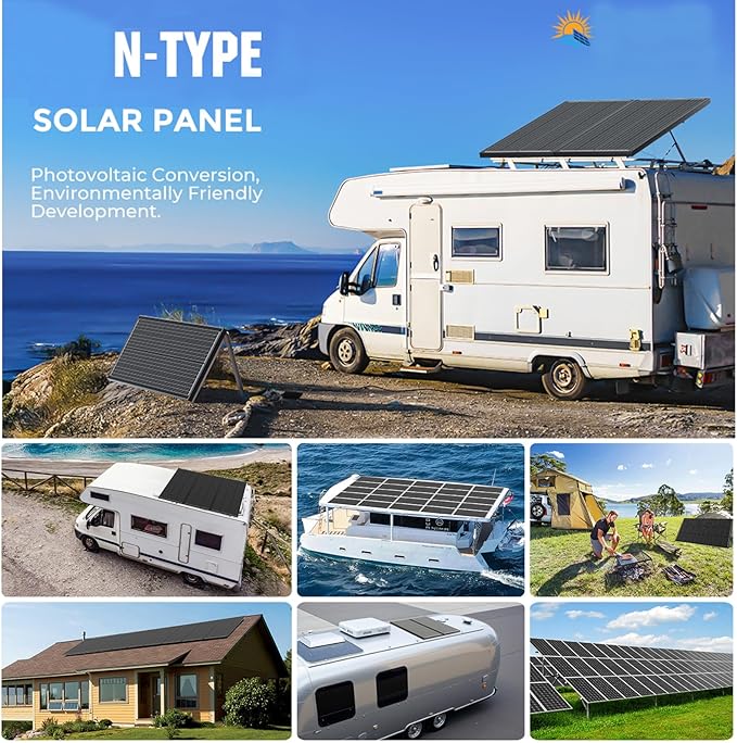 400 Watt Solar Panels Kit, (200w 2 Pack, 30A PWM Charge Controller) 12V 200W Solar Kit Monocrystalline PV Module for RV Home Roof Boats Trailer Shed Off-Grid System (400w kit (200w*2))