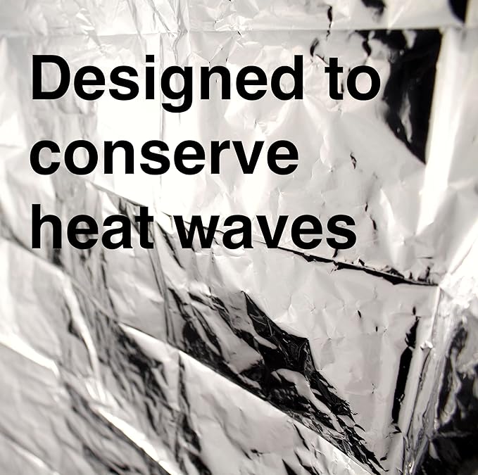 Kemp USA Emergency Mylar Blanket - Pack of 25, Lightweight Multipurpose First Aid Blanket, Used by US Customs & Border Patrol for Survival Gear and Supplies, Ideal for Bug Out Bag & Emergency Kit