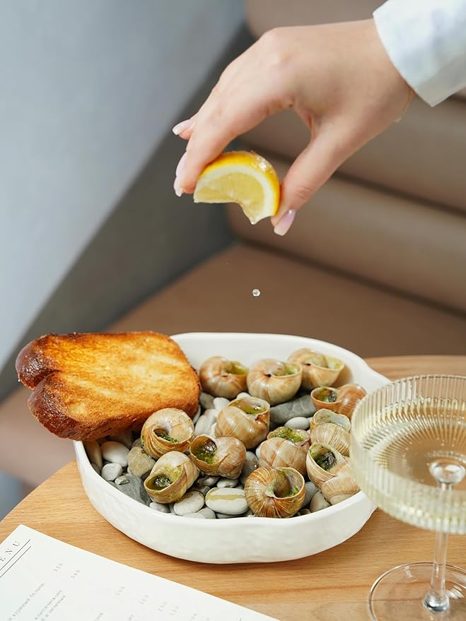 Helix Escargots | 7oz - 3 Pack | By Saveurs de la Terre | Imported from France (XL, 3 Pack) | Snails |