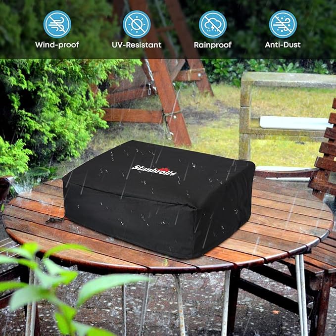 Stanbroil Griddle Cover Fits Blackstone 22??17" Table Top Griddle Without Hood, 600D Polyester, Replacement Grill Cover for Blackstone 1724