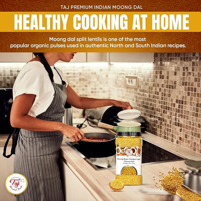 TAJ Moong Dal Mung Lentils, (2-Pounds)