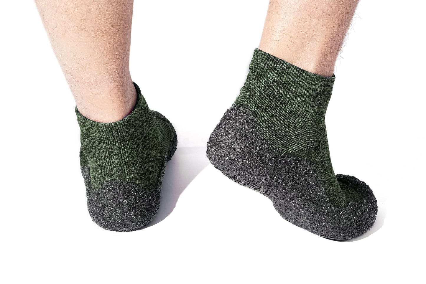Joomra Womens Barefoot Sock Shoes Mens Minimal Water Footwear W10/M9 Green