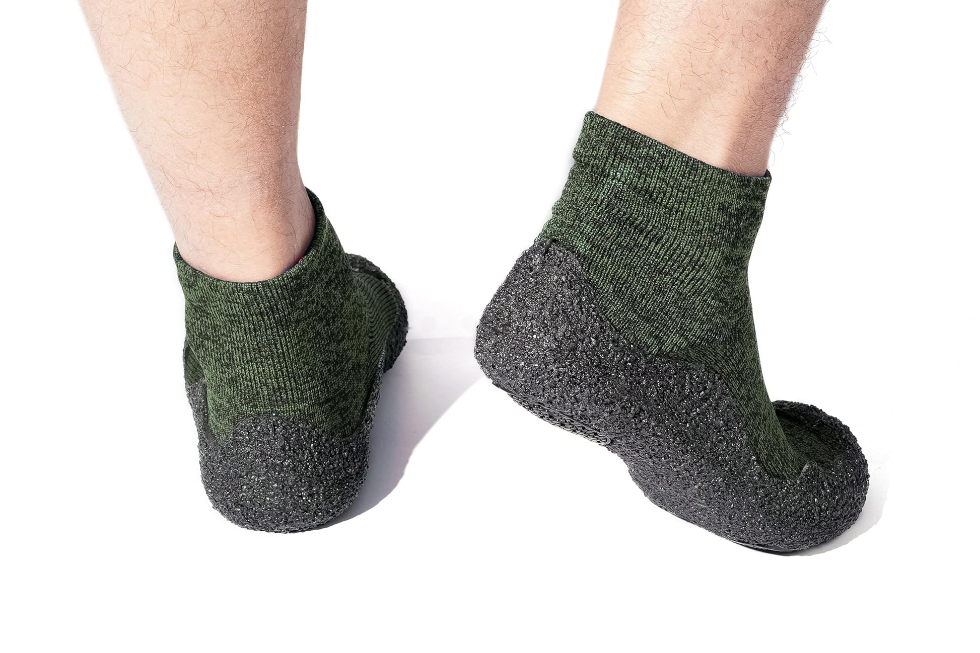 Joomra Womens Barefoot Sock Shoes Mens Minimal Water Footwear W10/M9 Green