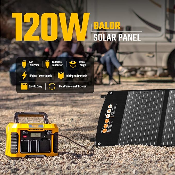120W Portable Solar Panels for Power Station-23% High Efficiency Folding Solar Panel Charger with QC3.0 PD45W USB/DC Outputs-ETFE Waterproof Emergency Power Supply for Off Grid,Camping, RV,Hiking