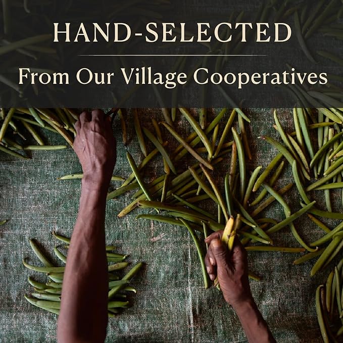 Cook?™s, Tahitian Organic Vanilla Beans, Grade A, World?™s Finest Gourmet Fresh Premium Vanilla, Certified Organic by CCOF, 3 Whole Beans